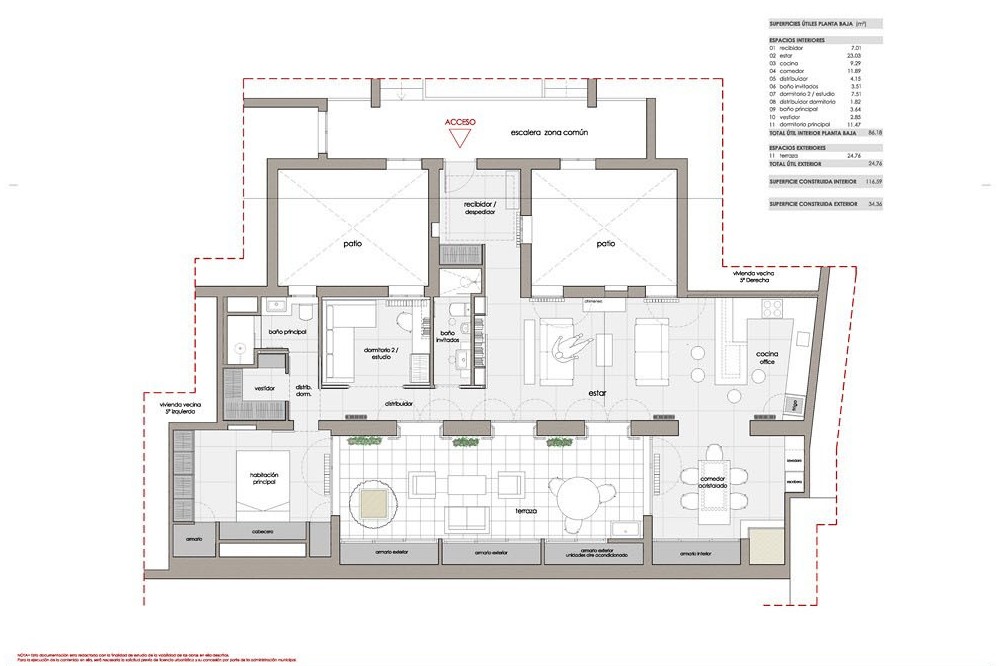 Reforma de vivienda en el centro de Madrid